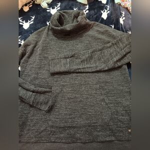 euc ae grey cowl neck sweater sweatshirt